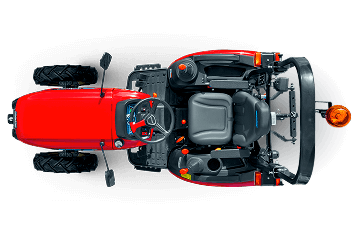 Изображение трактора сверху